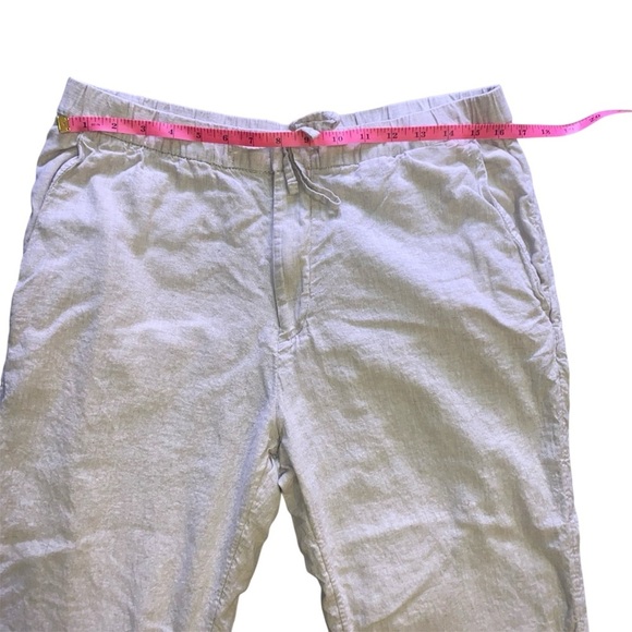 H&M Linen Blend Pants Size Medium - Picture 3 of 15